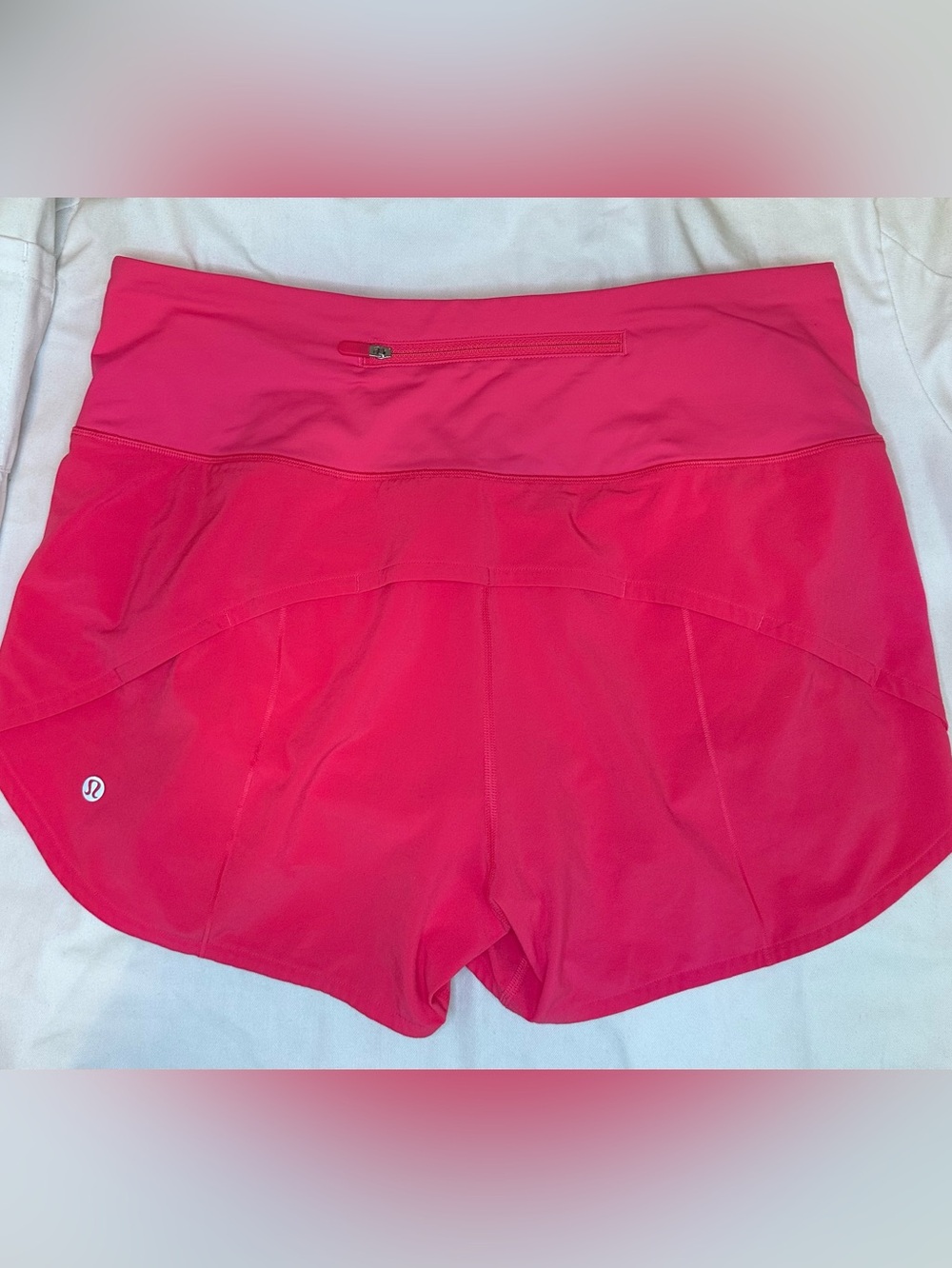 Lululemon Speed Up High Rise Lined Shorts 4” Lip Gloss Pink Size 8